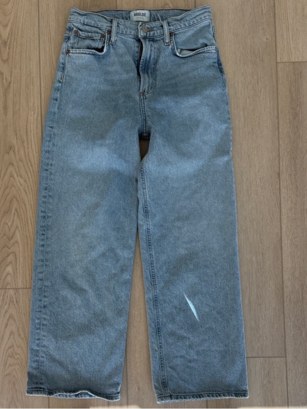 AGOLDE Ren High-Rise Wide Leg Jeans